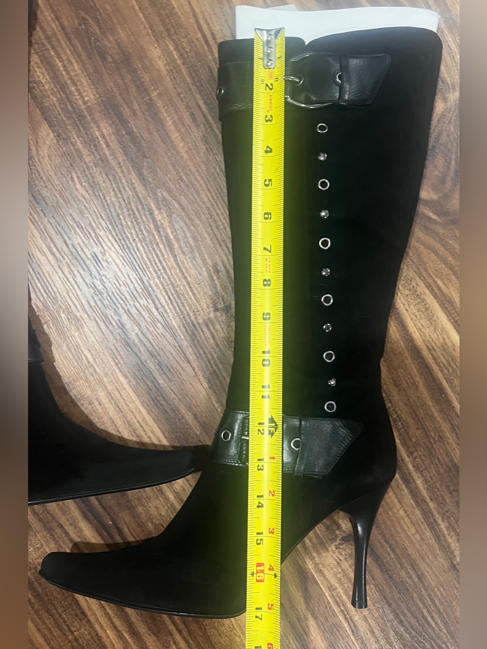 Donald J. Pliner
Couture "Virgo" Black Suede Knee-High
Stiletto Boots - Picture 5 of 11